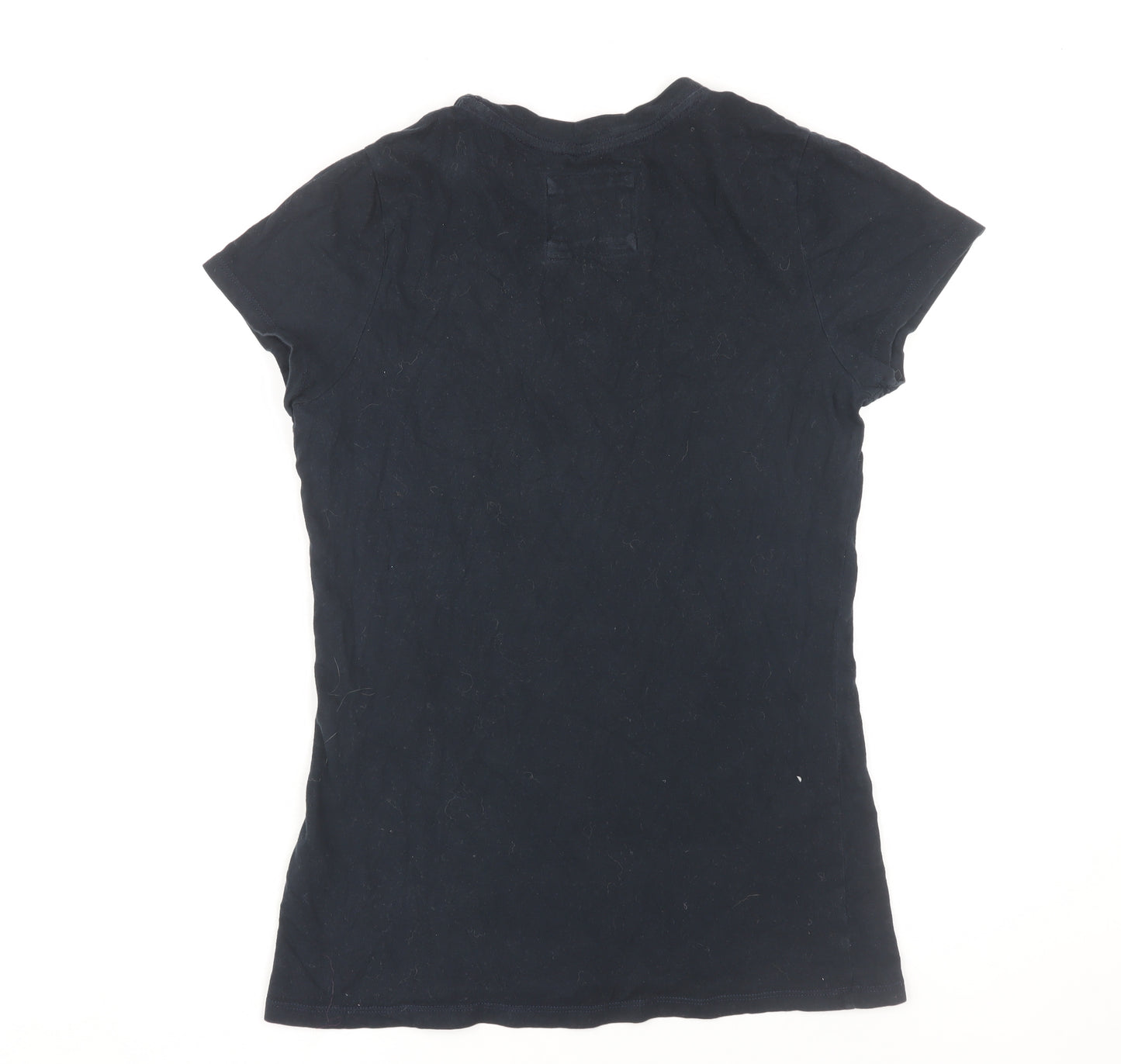 Abercrombie & Fitch Blue Crew Neck Women's T-Shirt L
