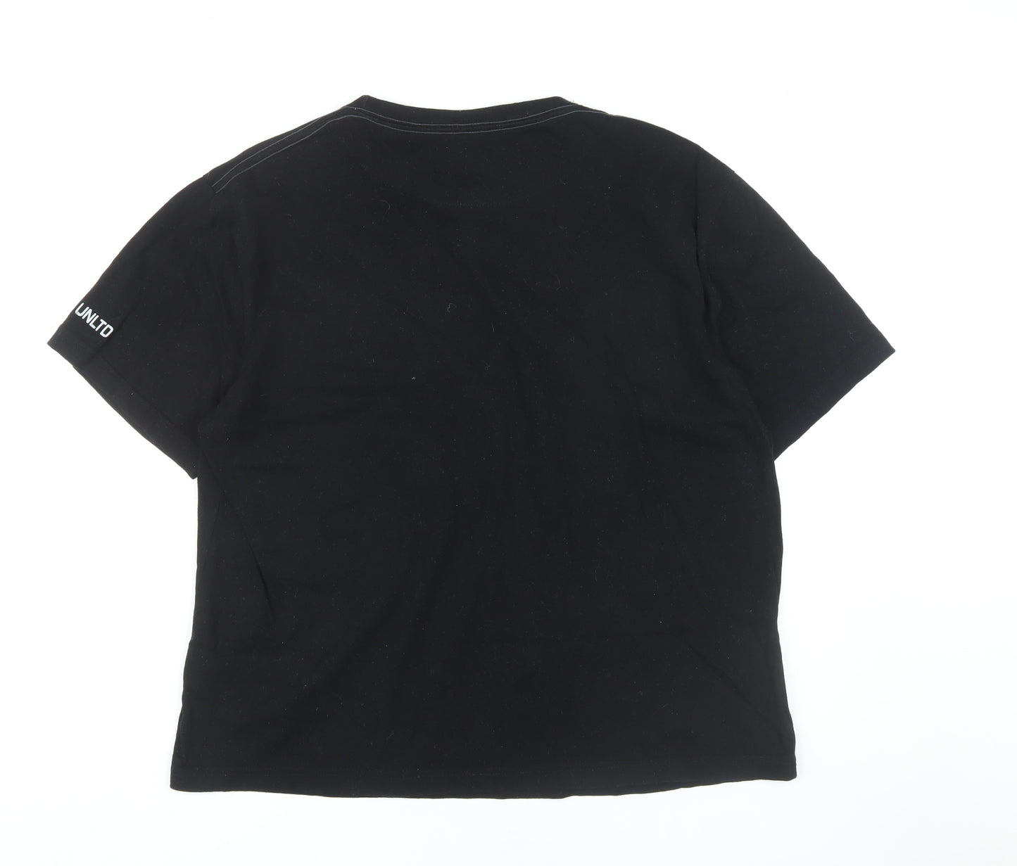 NYC UNLTD Men's Black Graphic Print T-Shirt L