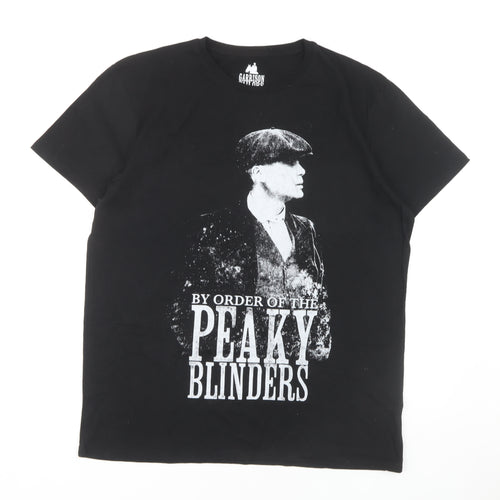 Garrison Tailors Men's XL Black Peaky Blinders T-Shirt