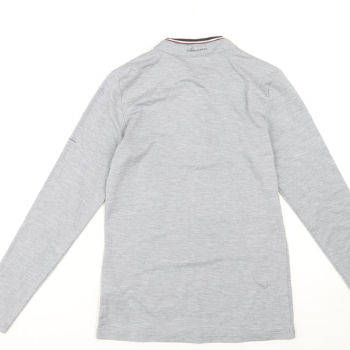 Abacus Women's Grey Long Sleeve Top, Size 10
