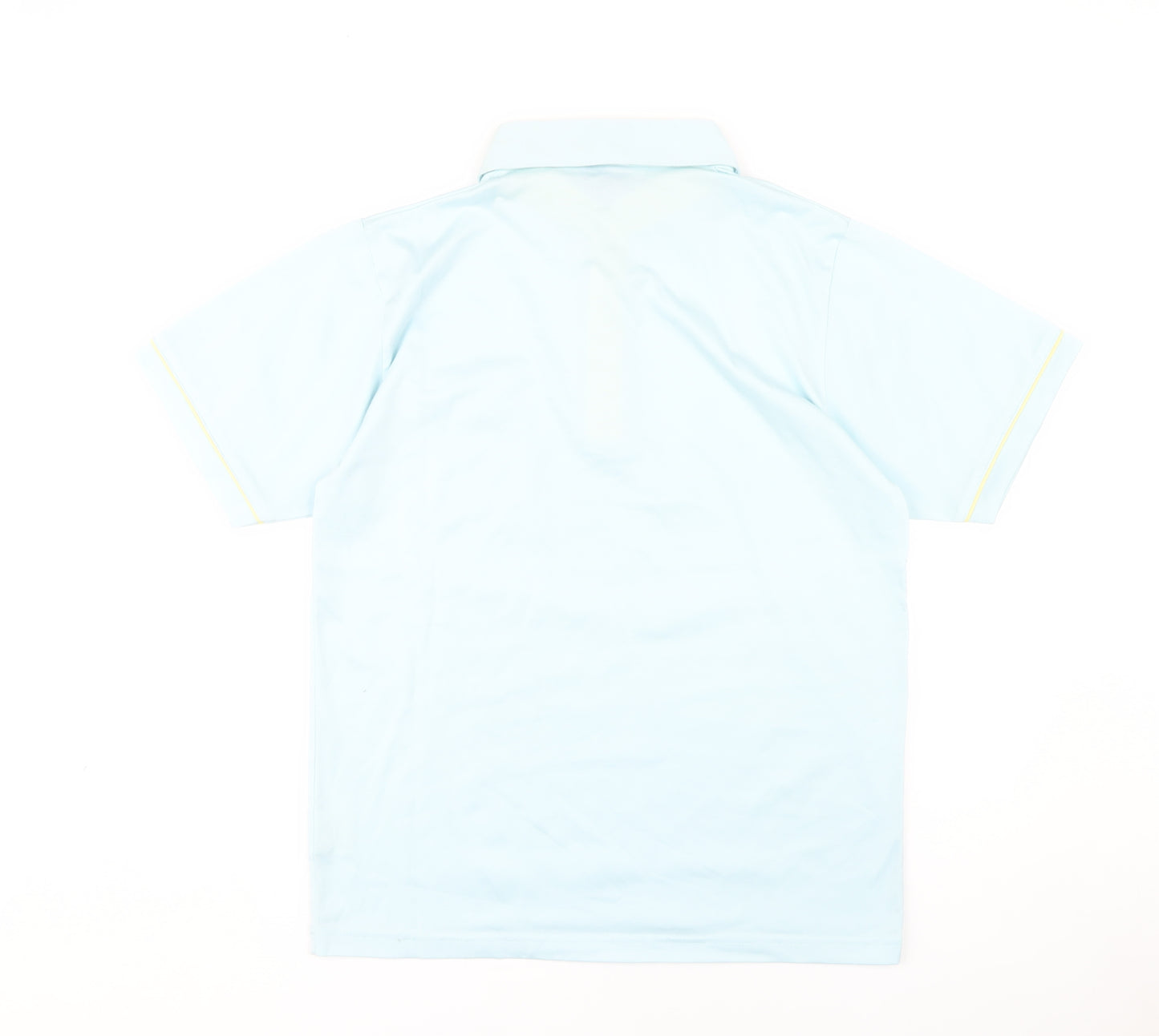 Pegasus Men's Blue Short Sleeve Polo - Medium