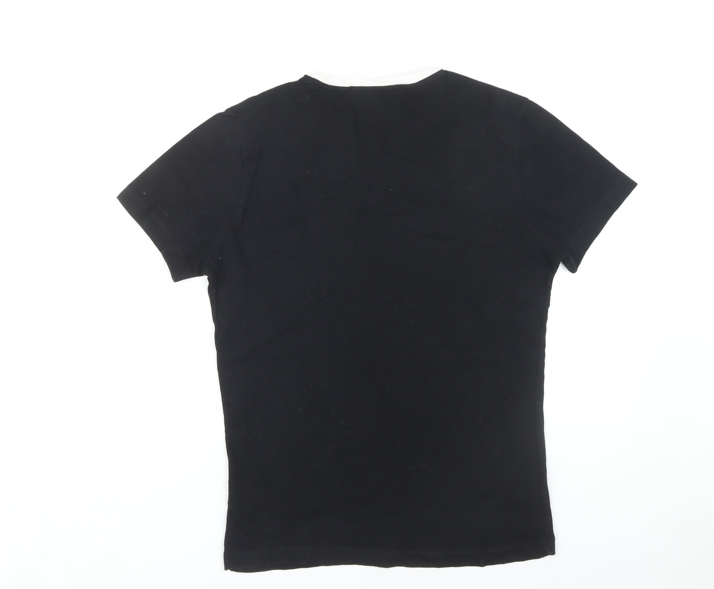 Calvin Klein Women's Black Ringer T-Shirt - Size S
