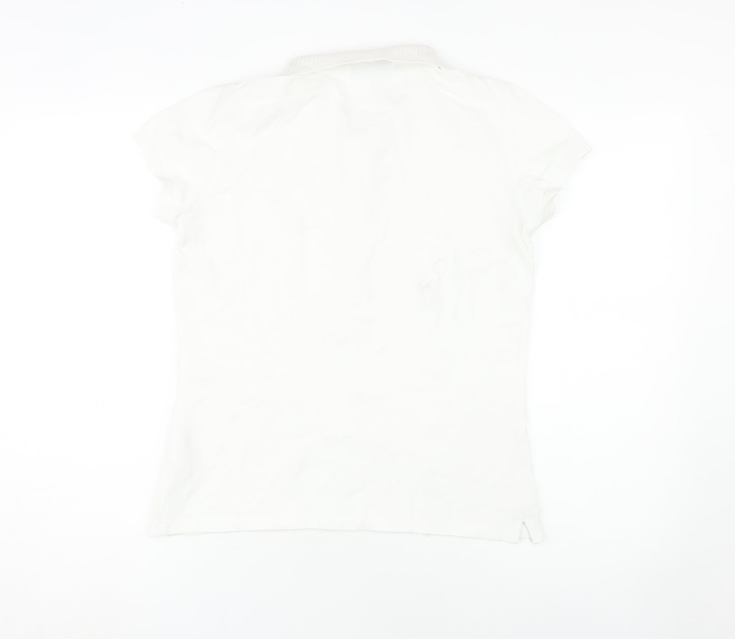J.Lindeberg Women's White Polo Shirt, M, Cotton