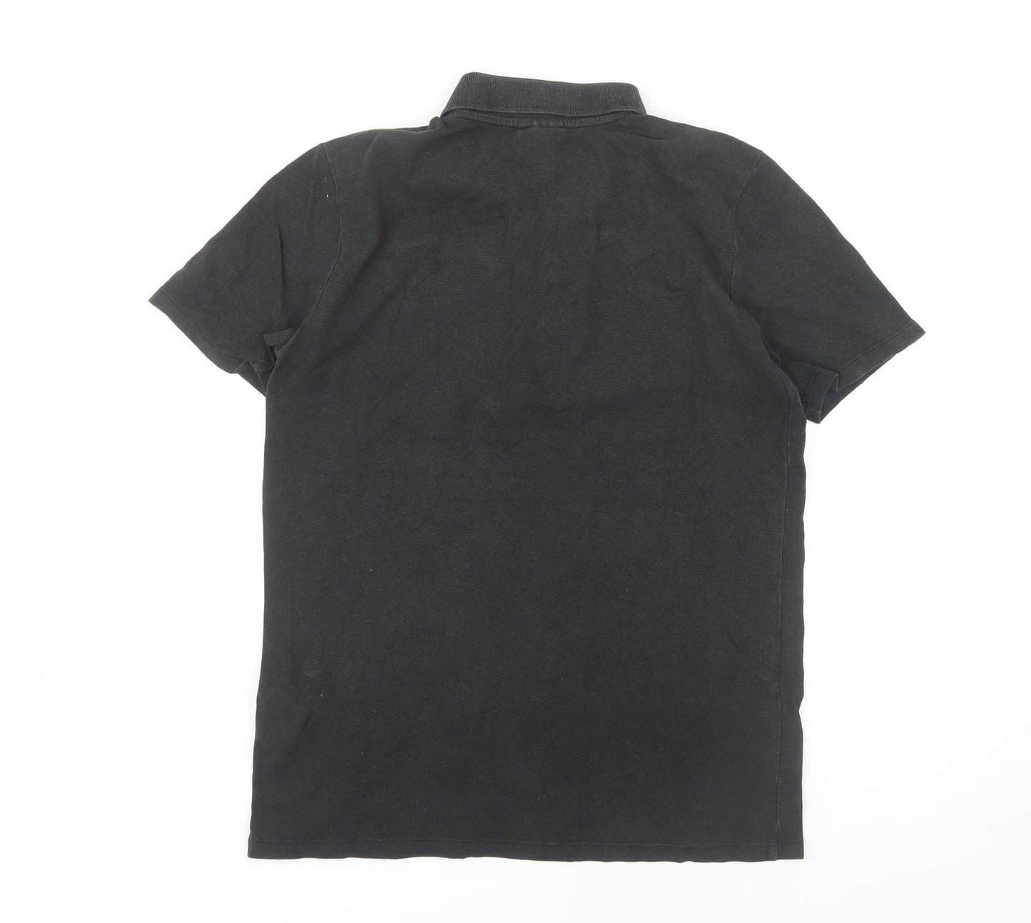 Umbro Men's Black Polo Shirt Medium