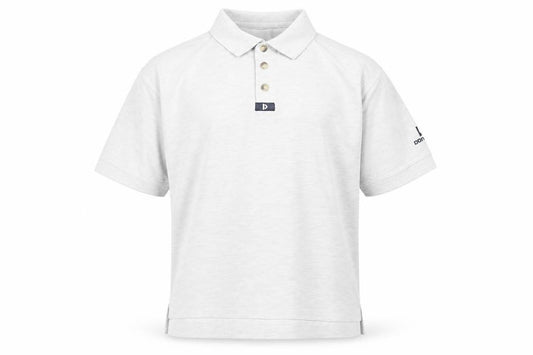 Front view of Donnay Men's Grey Polo Shirt M Size Casual Wear