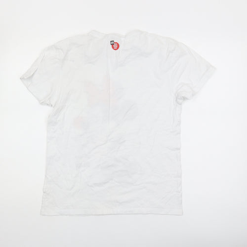 Disney Women's White XS T-Shirt with Cartoon Print