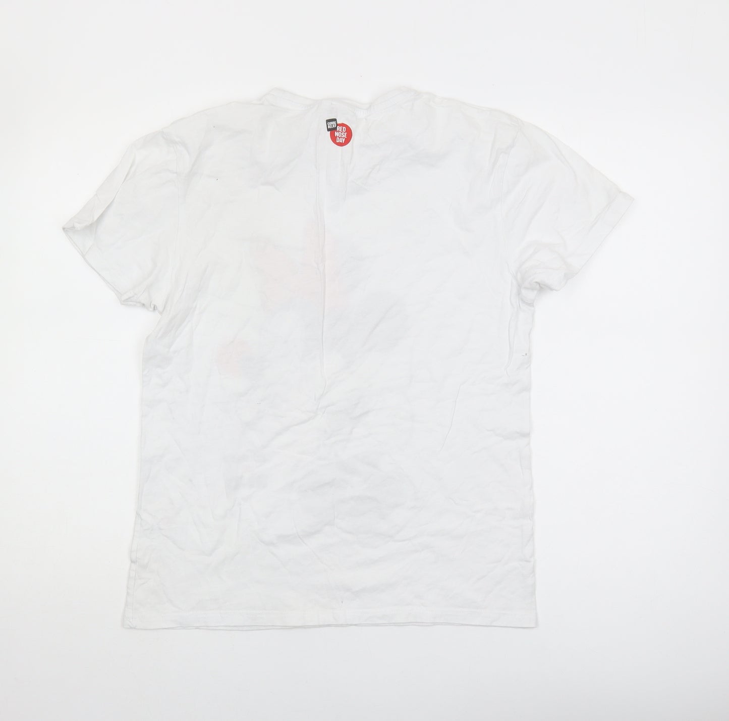 Disney Women's White XS T-Shirt with Cartoon Print