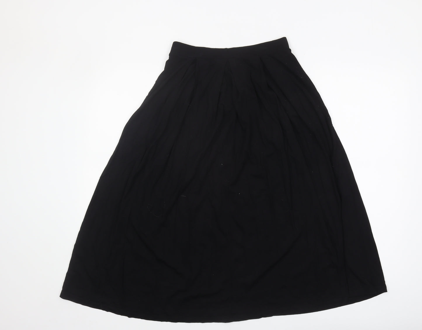 ASOS Women's Black A-Line Midi Skirt Size 10