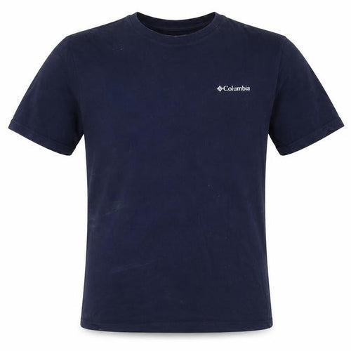 Columbia Men's Blue Graphic Print Cotton T-Shirt S