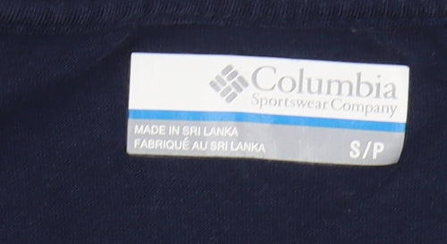 Columbia Men's Blue Graphic Print Cotton T-Shirt S