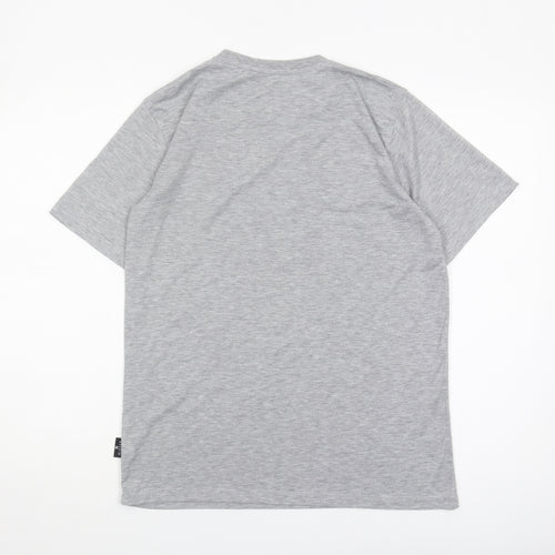 Hi Gear Men's Grey Adventure Graphic T-Shirt, Small