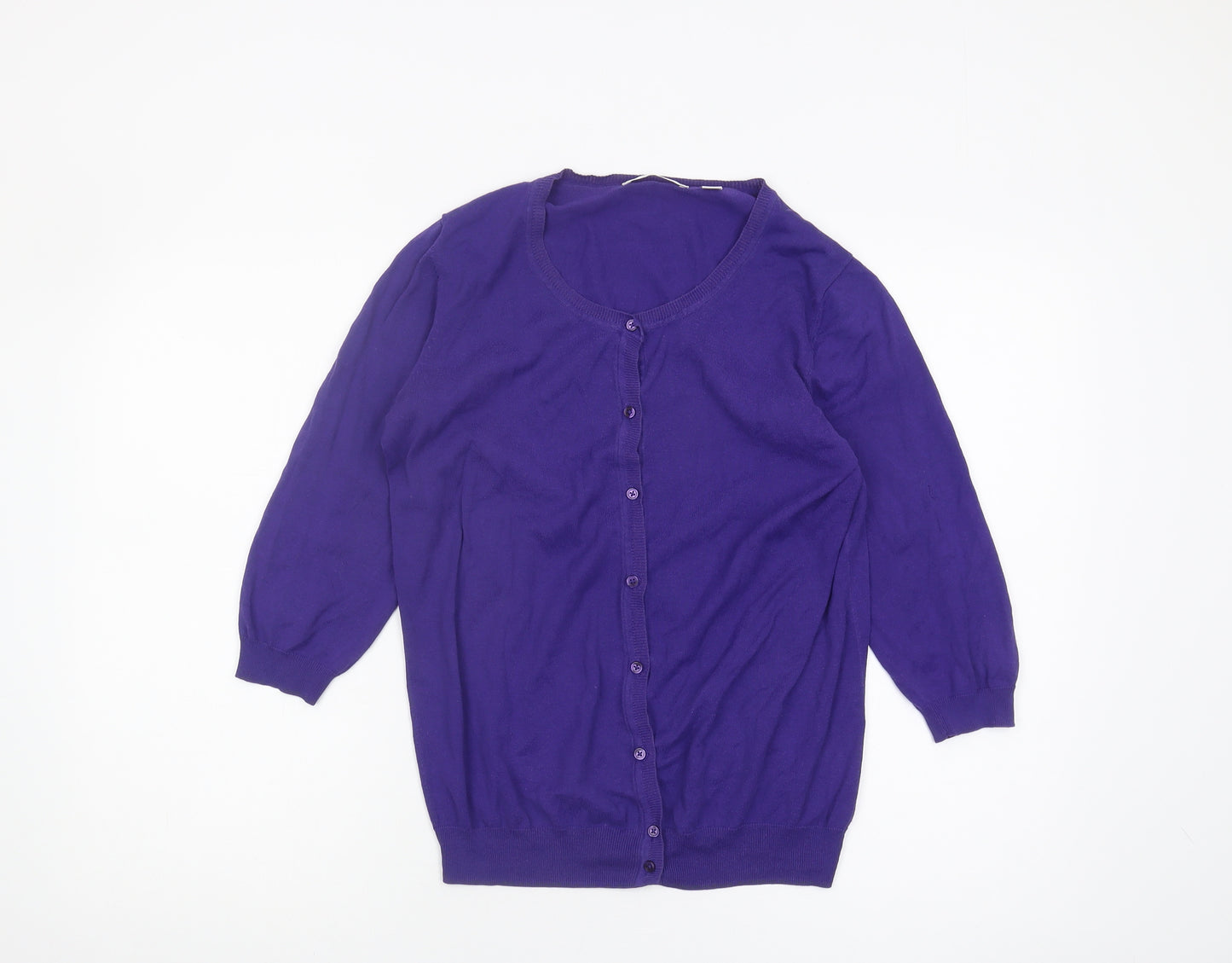 Uniqlo Women's Purple Cardigan M, Button Front