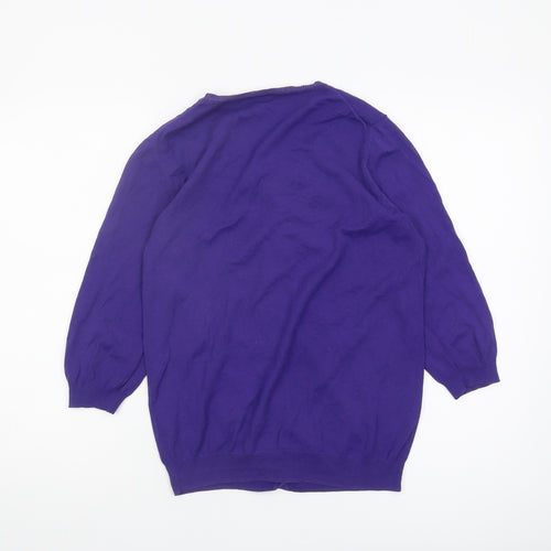 Uniqlo Women's Purple Cardigan M, Button Front