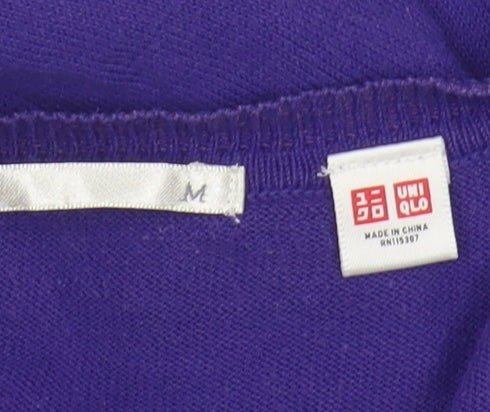 Uniqlo Women's Purple Cardigan M, Button Front