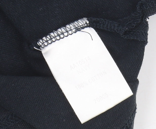 Cotton Traders Men's Black Polo Shirt Size S