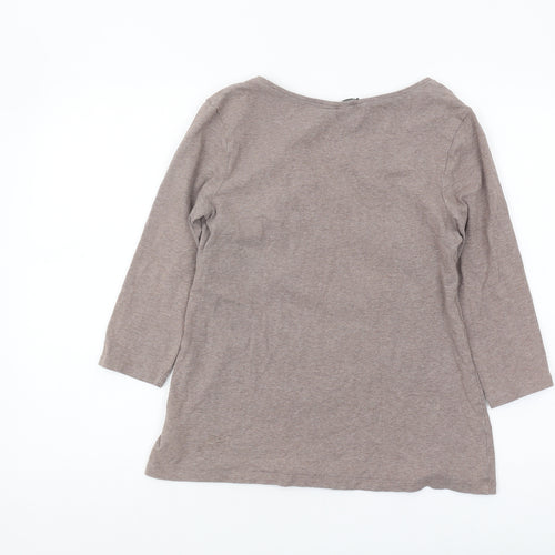 H&M Women’s Brown Maternity Wrap Blouse M