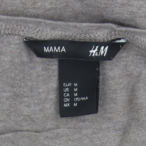 H&M Women’s Brown Maternity Wrap Blouse M