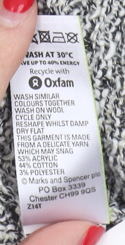 Marks and Spencer Women's Multicoloured Cardigan, Size 14