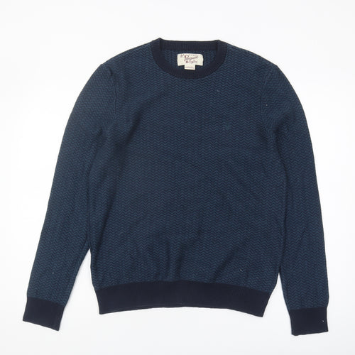 Penguin Men's Blue M Cotton Pullover Jumper