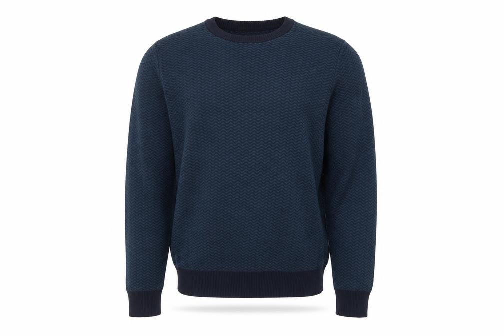 Front view of Original Penguin Men's Blue M Cotton jumper