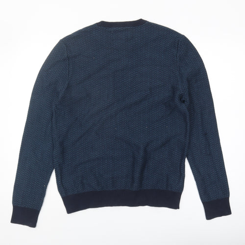 Penguin Men's Blue M Cotton Pullover Jumper