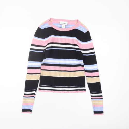 Monki Women's Multicoloured Striped Jumper XS