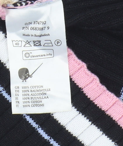 Monki Women's Multicoloured Striped Jumper XS