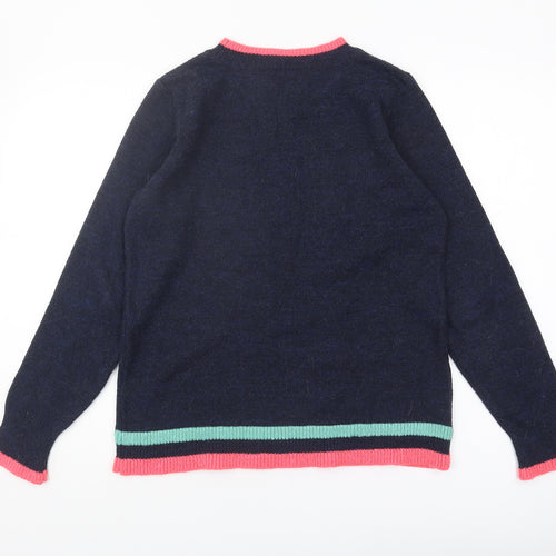Next Women's Multicoloured Pullover Jumper Size 10