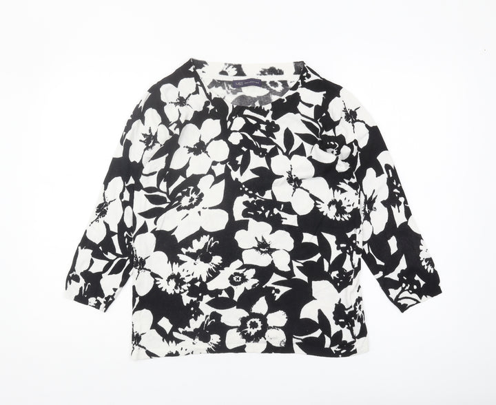 Marks and Spencer Women's Floral Jumper Size 14