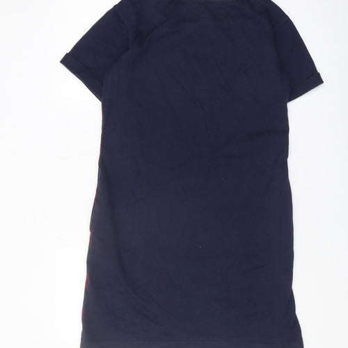 Uniqlo Women's Striped Casual Dress, Blue/Red, Size S