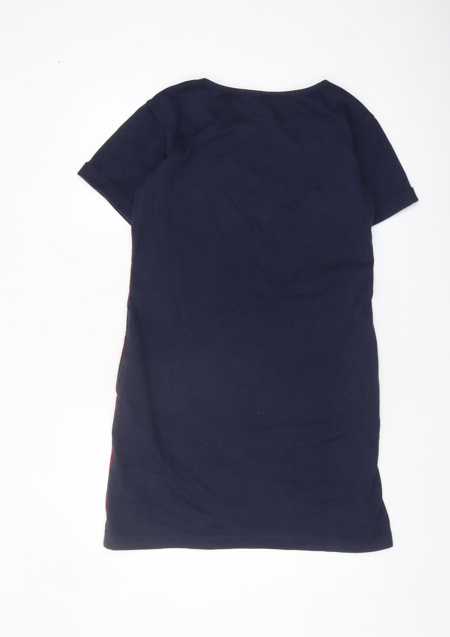 Uniqlo Women's Striped Casual Dress, Blue/Red, Size S