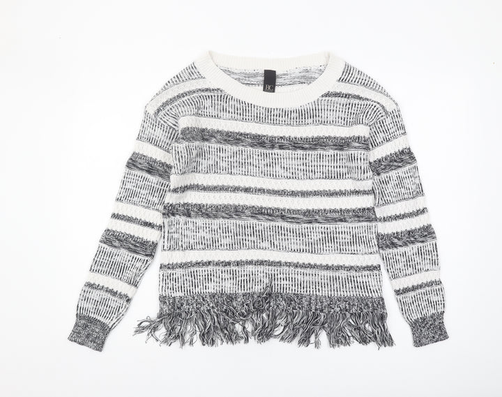 Best Connections Women's Striped Pullover Jumper, Multicoloured, Size 12
