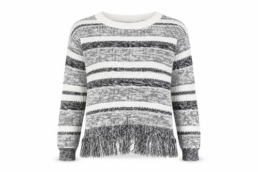 Front view of Best Connections Women's Striped jumper, Multicoloured, size 12