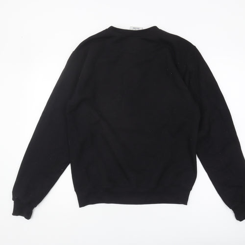 Champion Men's Black Graphic Print Pullover Sweatshirt, Size S