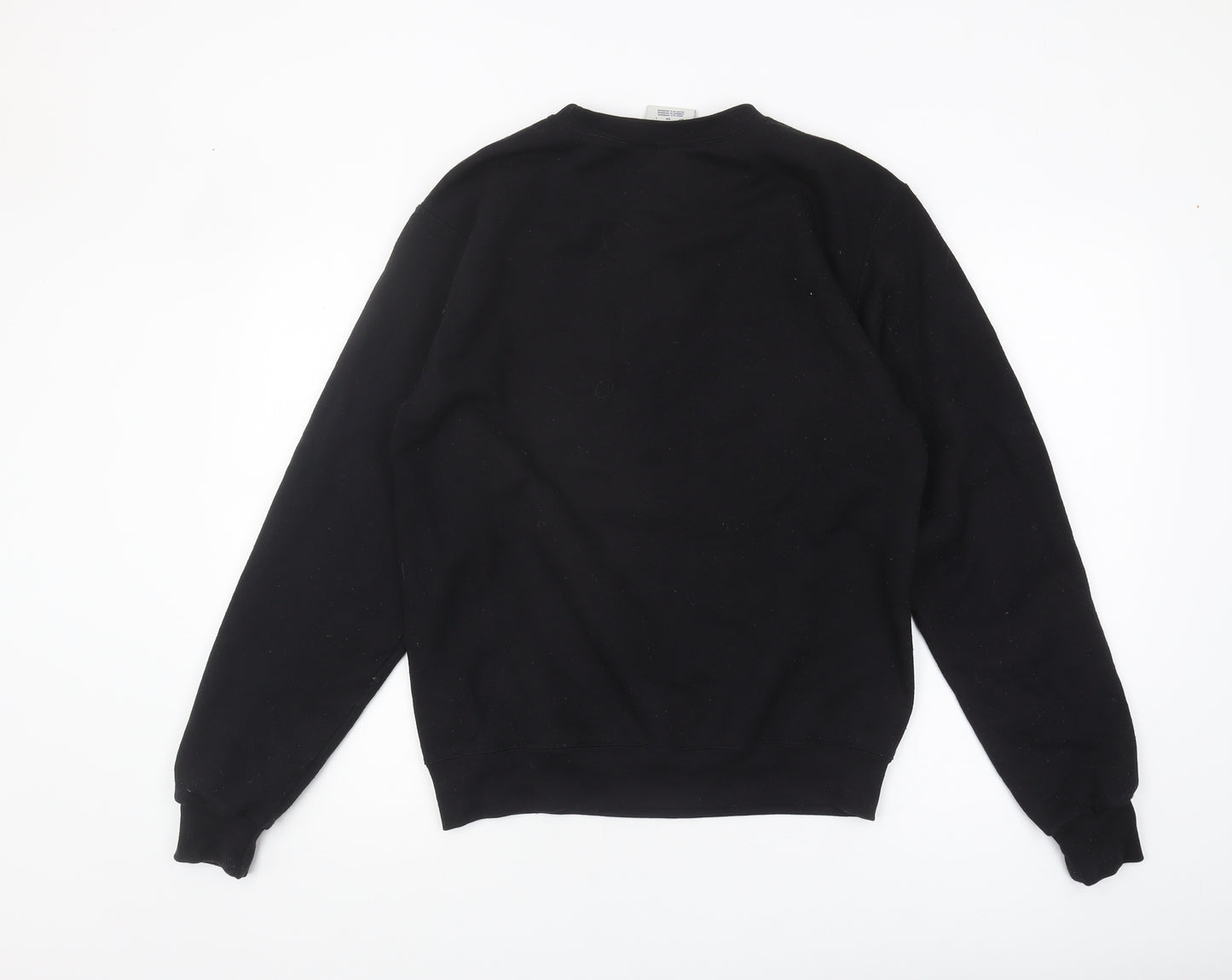 Champion Men's Black Graphic Print Pullover Sweatshirt, Size S
