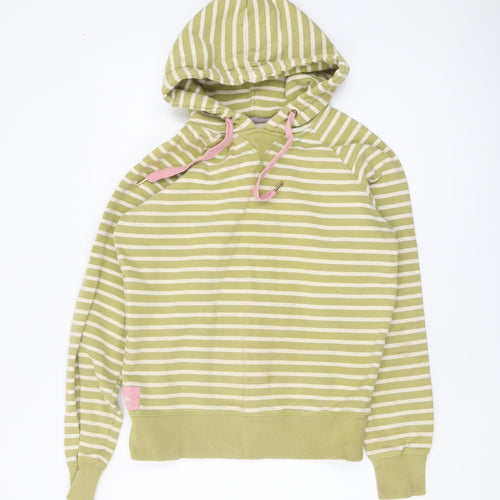 Joule Lifestyle Women's Green Striped Hoodie - UK 10