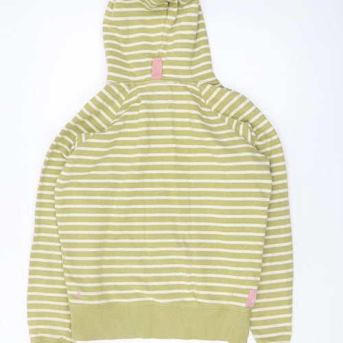 Joule Lifestyle Women's Green Striped Hoodie - UK 10