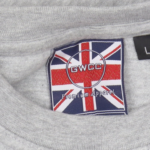GWCC Men's Grey Graphic Print London Sweatshirt L