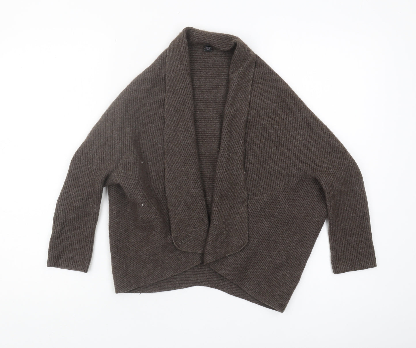 Uniqlo Women's Brown Open Front Cardigan, XS, Cashmere