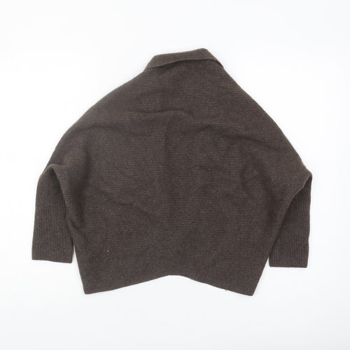 Uniqlo Women's Brown Open Front Cardigan, XS, Cashmere