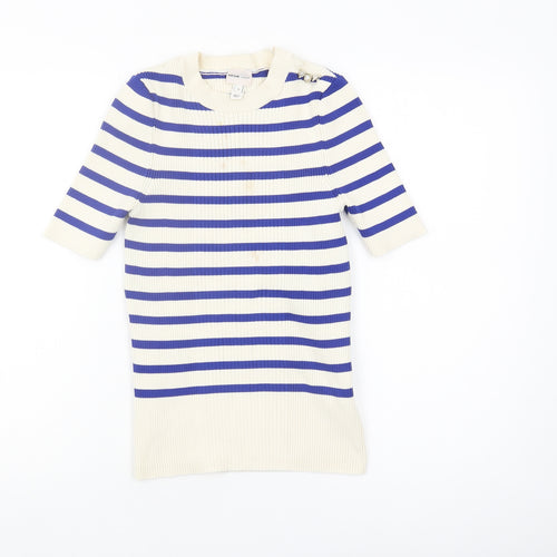 River Island Women's Striped Pullover Jumper, Size 10