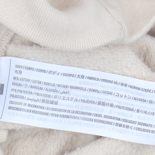 Abercrombie & Fitch Women's Beige Pullover Sweatshirt, M