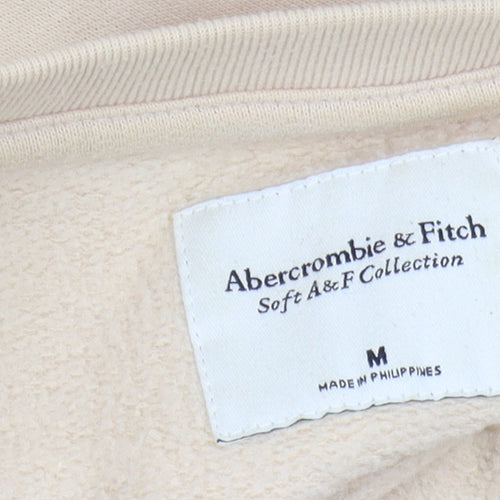Abercrombie & Fitch Women's Beige Pullover Sweatshirt, M