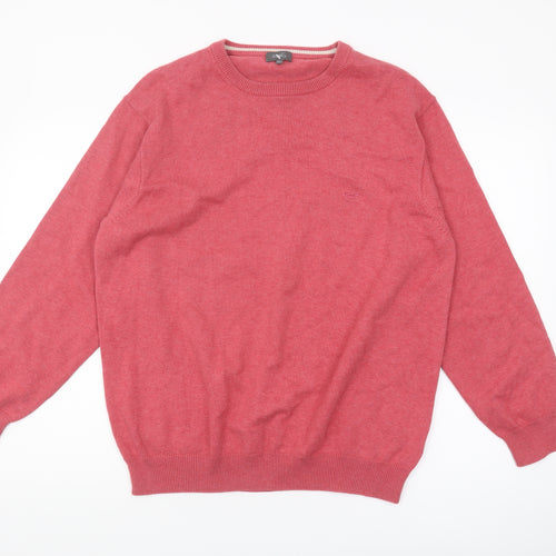 Wolsey Men's Red Cotton Pullover Jumper, XL, Casual