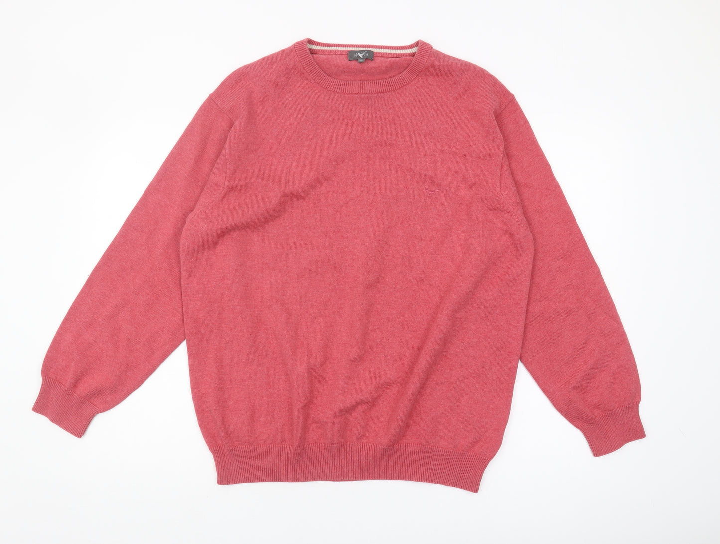 Wolsey Men's Red Cotton Pullover Jumper, XL, Casual