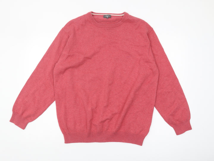 Wolsey Men's Red Cotton Pullover Jumper, XL, Casual
