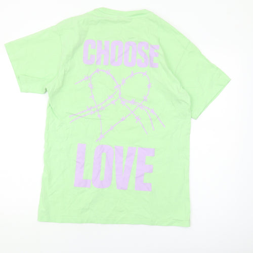 ASOS DESIGN Women’s Green T-Shirt, Size 8, Casual Style