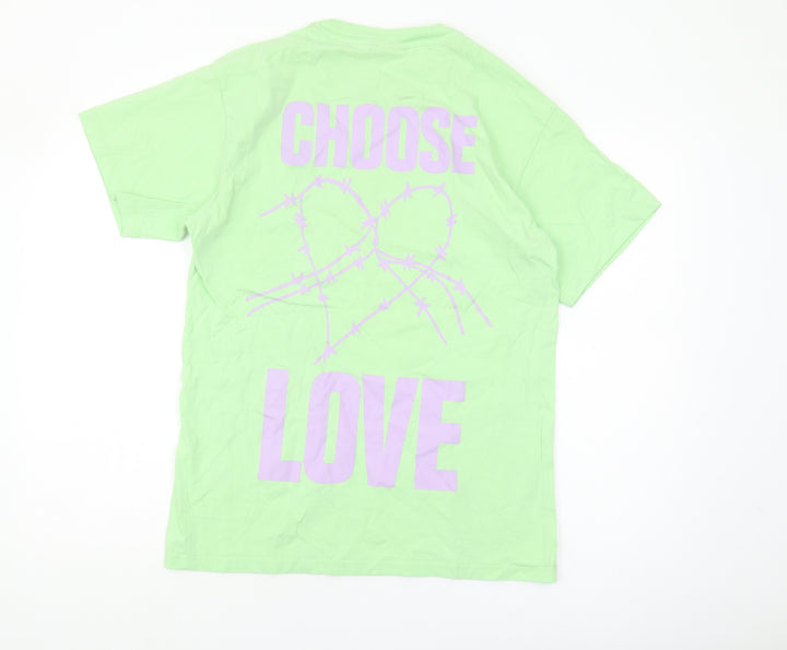 ASOS DESIGN Women’s Green T-Shirt, Size 8, Casual Style