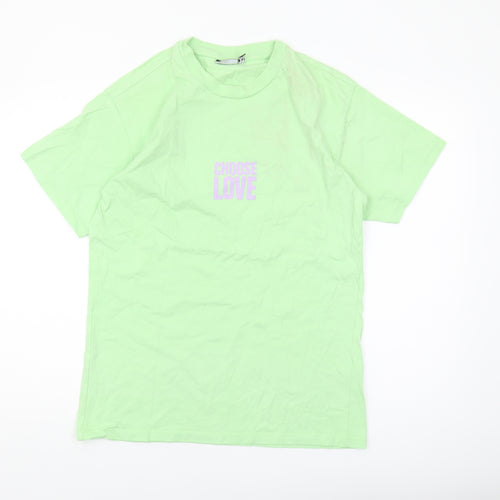 ASOS DESIGN Women’s Green T-Shirt, Size 8, Casual Style