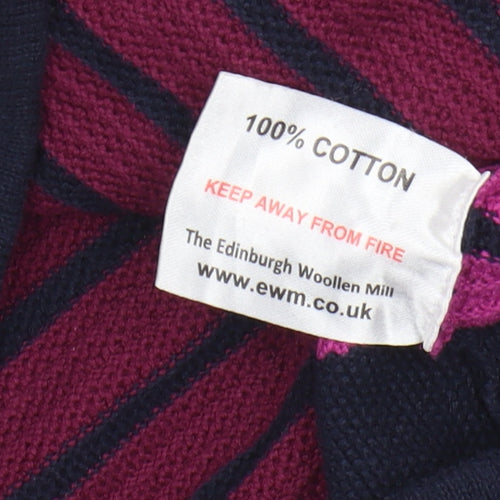 Isle Women’s Pink Striped Pullover Jumper Size L